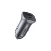 Ugreen ładowarka samochodowa USB Typ C / USB 24W Power Delivery Quick Charge szary (30780)-21374344