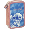 Piórnik dwukomorowy Stitch z wyposażeniem-21385322