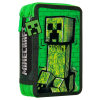 Piórnik dwukomorowy z wyposażeniem Minecraft
