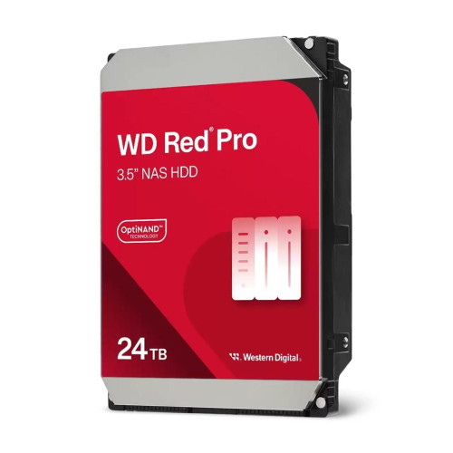 Dysk HDD WD Red Pro WD241KFGX (24 TB ; 3.5"; 512 MB; 7200 obr/min)