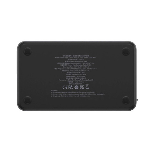 Powerbank Jump Starter do samochodu 1200A Baseus Super Energy Pro+ - czarny-21349588