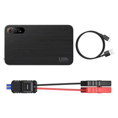 Powerbank Jump Starter do samochodu 1200A Baseus Super Energy Pro+ - czarny-21349592