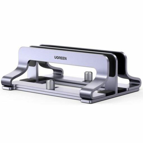 Ugreen Stojak pionowy na 2 urządzenia Ugreen LP258 aluminiowy na laptop tablet - srebrny