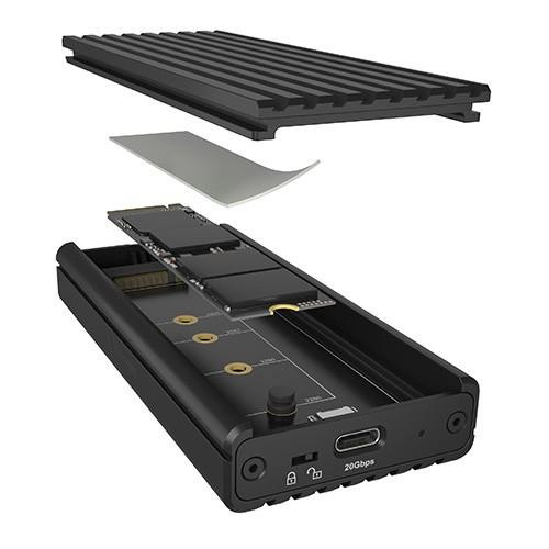 Obudowa IB-1917M-C32a NVMe USB 3.2 Gen 2x2, 20 Gbit/s-21378231