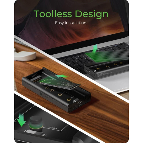 Obudowa IB-1917M-C32a NVMe USB 3.2 Gen 2x2, 20 Gbit/s-21378235