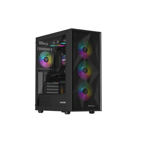 Obudowa Genesis Diaxid 605 ARGB MIDI TOWER USB-C Czarna