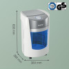 Niszczarka Leitz IQ OptiMax Small Office 350, 22l, P5, 8 kartek, Automatyczny Start/Stop, Funkcja cofania, Obrotowy poje