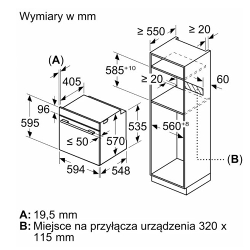 Piekarnik AirFry HBG536EW4 biały-21407650