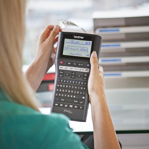 Brother PT-H500 drukarka etykiet 180 x 180 DPI 30 mm/s Przewodowa TZe QWERTY-21458465