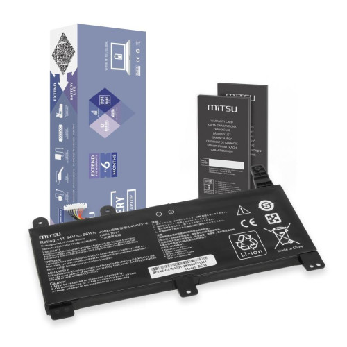 Bateria Mitsu do Asus ROG Strix G512LU, G531GU, G712LU-21493980