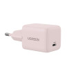 Ładowarka sieciowa Ugreen X512 20W GaN 1x USB-C - różowa-21560849
