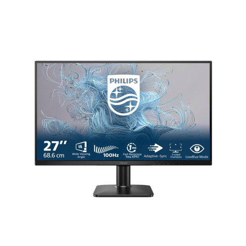 Philips 1000 series 27E2N1100L/00 monitor komputerowy 68,6 cm (27") 1920 x 1080 px Full HD LCD Czarny