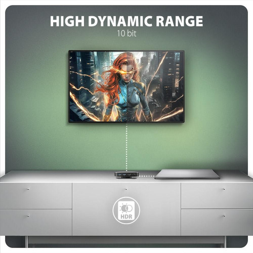 AXAGON HMC-UFO USB-C Hub, M.2 SATA/NVMe, 1 Gbit/s Ethernet, 384 kHz Audio - schwarz/silber-21526044