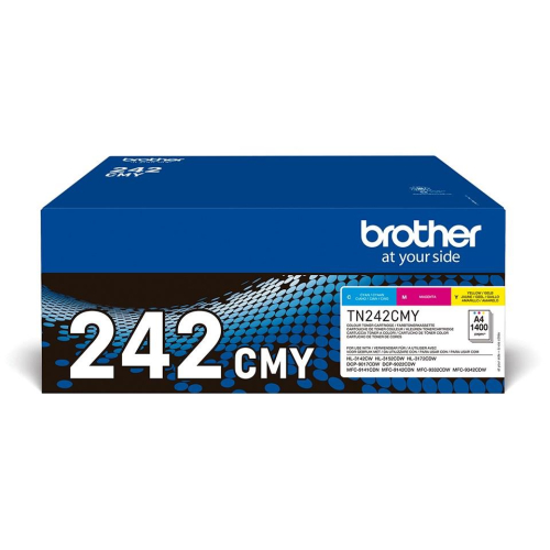Brother TN-242CMY kaseta z tonerem 1 szt. Oryginalny Cyjan, Purpurowy, Żółty-13852174