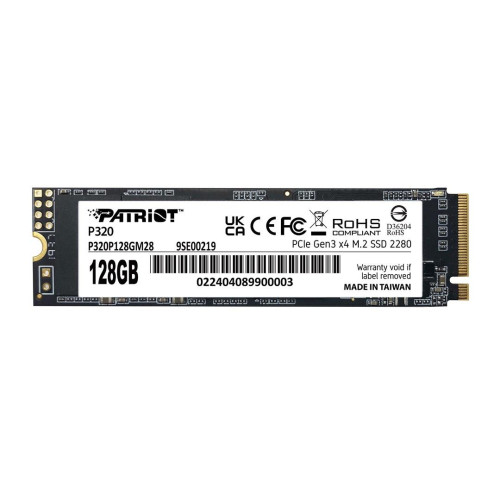 Patriot Viper P320 M.2 PCI-Ex4 NVMe 128GB 1.6GB/s