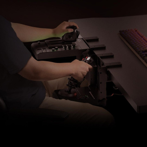 Hori - HOTAS Flight Control System & Mount for PC (Windows 11/10) High-End Flight Stick & Throttle for PC Flight Sims-21