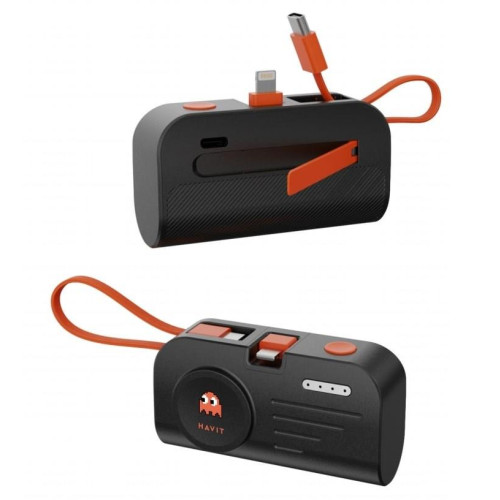 Havit Travel Set: ładowarka podróżna + power bank + kabel USB-C + wentylator ręczny-21560794