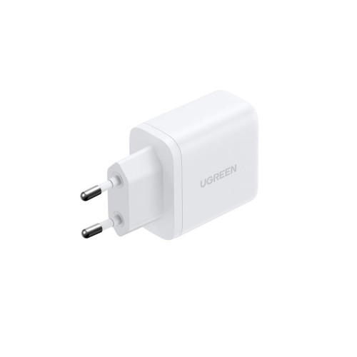 Ładowarka sieciowa Ugreen X227 20W GaN 1x USB-A 1x USB-C - biała-21560846