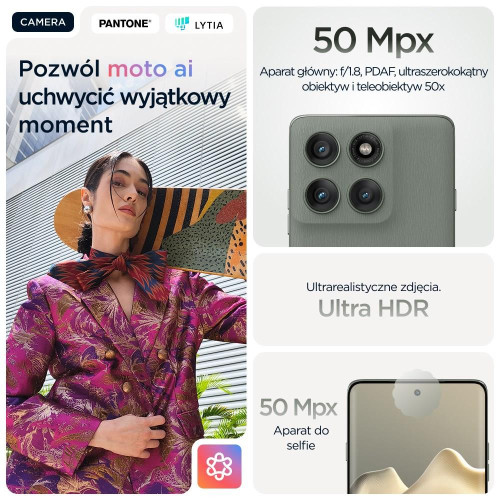 Motorola XT2507-1 Moto Edge 60 Pro 5G 12GB RAM 512GB - Cień-21579486