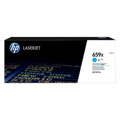 HP LaserJet 659X oryginalny błękitny toner o dużej wydajności