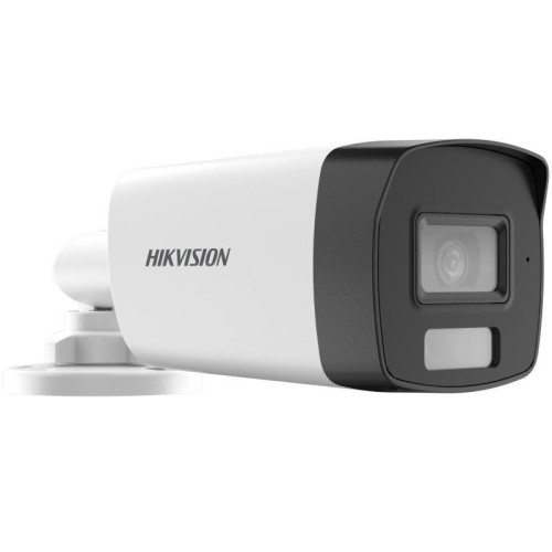 Hikvision DS-2CE17D0T-LFS(2.8mm) 2 MP kamera Bullet z inteligentnym hybrydowym oświetleniem i dźwiękiem, stałoognisk
