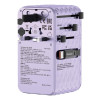VERBATIM CHARGE 'N' TRAVEL 70W 2C CHOWANY UNIWERSALNY ADAPTER PODRÓŻNY FIOLETOWY-21605701