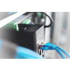 Switch przemysłowy 7-portowy Gigabit PoE+ z 1x PD, IEEE802.3af/at, DIN rail, rozszerzony zakres temp.-21648301