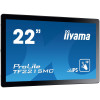 Monitor iiyama ProLite TF2215MC-B2, 54.6cm (21.5''), Projected Capacitive, 10 TP, Full HD, czarny