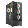 Obudowa komputerowa Sharkoon AK6 RGB ATX 1xGlass Czarne