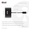 Hub USB Club Hub 3D MST (Multi Stream Transport) DisplayPort 1.4 na 4x DisplayPort, Cztery monitory, 4x 4K30Hz, 8K30Hz-2