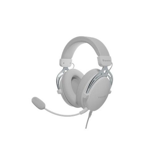 Słuchawki nauszne Genesis Toron 531 z mikrofonem białe