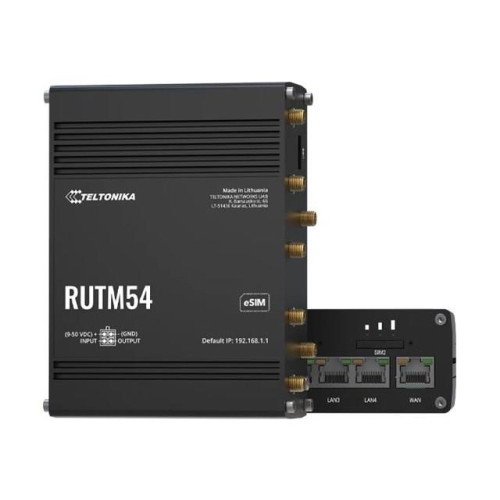 Router TELTONIKA NETWORKS RUTM54 DUAL SIM und eSIM 5G/4G/LTE ultra Router TELIT Version