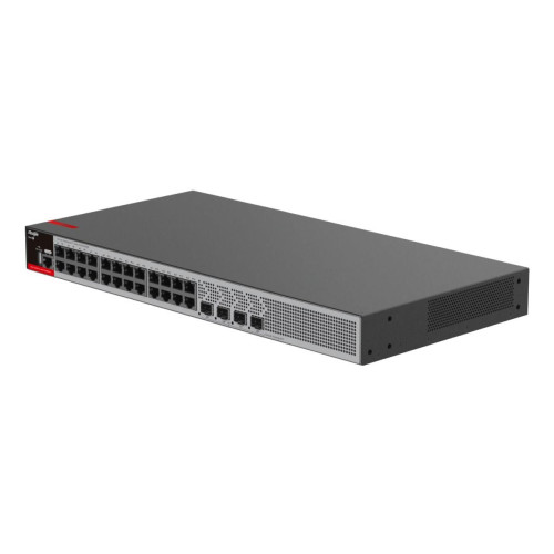 Zarządzalny Switch Ruijie | L2+ | 24 porty 1Gbit + 4 porty SFP 2.5Gbit | 1 wbudowany zasilacz AC | Rack-21603444