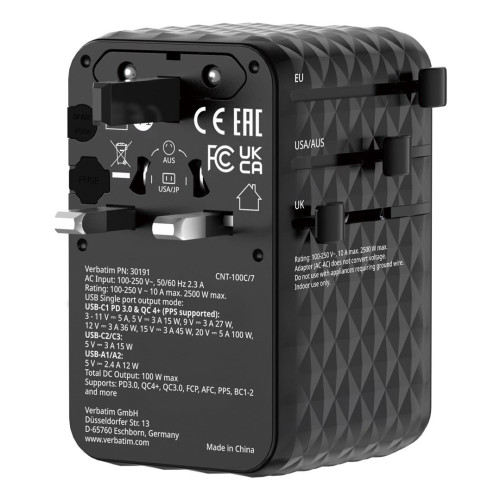 Ładowarka Verbatim Charge ´n´ Travel 100W-21605724