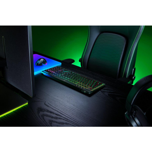 Klawiatura Razer BlackWidow V4 Low-profile HyperSpeed (pomarańczowy przełącznik) - Układ amerykański-21615372