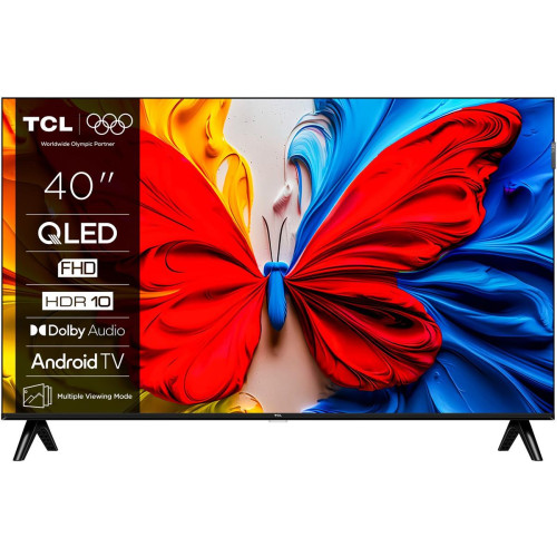 Telewizor TCL QLED 40S5K Rozdział 40 | Telewizor Smart TV | Telewizor z platformą Android | Rozdzielczość FHD | Czar