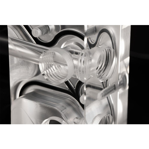 Bloki wodne EK-Quantum Kinetic3 FLT D5 PWM Kombinacja zbiornika wyrównawczego i pompy - 240mm, D-RGB, Acrylic-21641490