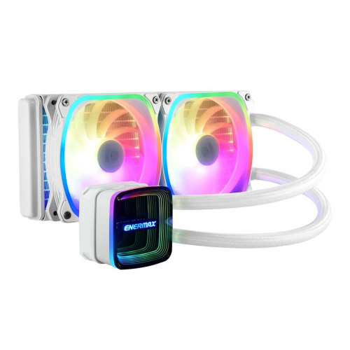 Enermax Cieczowy Chłodzenie Procesora Aquafusion ADV 240mm RGB Biały-21641609