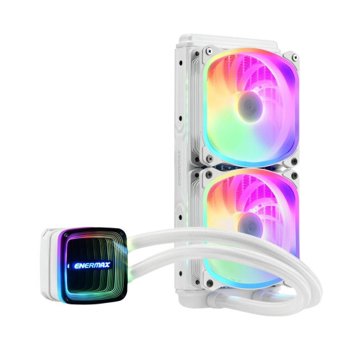 Enermax Cieczowy Chłodzenie Procesora Aquafusion ADV 240mm RGB Biały-21641610