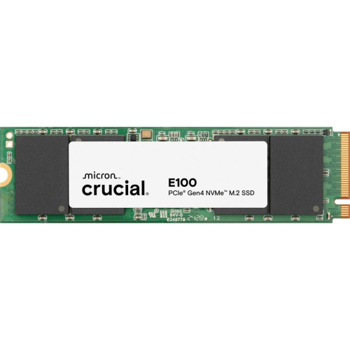 Dysk SSD Crucial E100 NVMe, PCIe 4.0 M.2 Typ 2280, - 1 TB, luzem