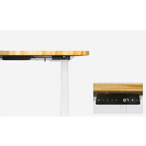 Wyposażenie ramy biurka w potrójny silnik elektryczny o udźwigu 150 kg w kształcie litery L-21645630