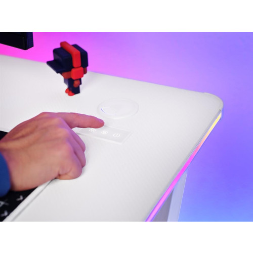 Biurko gamingowe TRUST GXT 709W LUMINUS RGB WHITE-21645641