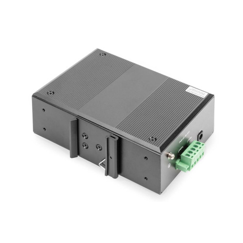 Switch przemysłowy 7-portowy Gigabit PoE+ z 1x PD, IEEE802.3af/at, DIN rail, rozszerzony zakres temp.-21648305