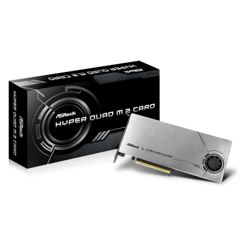 Karta ASROCK Hyper Quad M.2 do 4x M.2 SSD retail