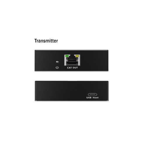 Przedłużacz (extender) po skrętce kat.6A USB 3.1 Gen1 do 100m, 3x USB-A, 1x USB-C do 5 Gbps, 1x RJ45 (Gigabit Etherne