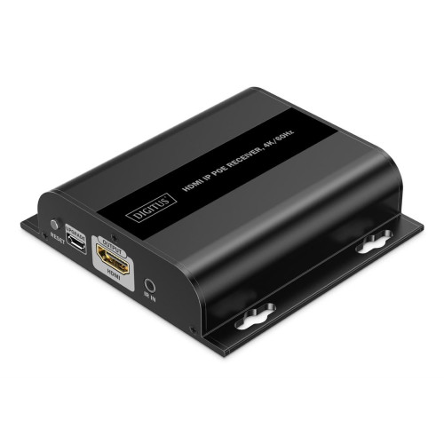 Dodatkowy odbiornik do DS-55353, przedłużacz (extender) po skrętce kat.6 HDMI 4K/60Hz przez IP 1G lub do 120m/200m z PoE