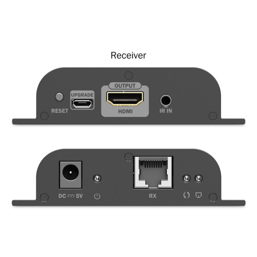 Przedłużacz (extender) po skrętce kat.6 HDMI 4K/60Hz przez IP 1G lub do 120m/200m, max. 253 odbiorniki, sterowanie IR