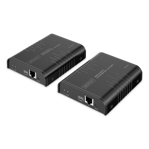 Przedłużacz (extender) po skrętce kat.6 HDMI 4K/60Hz z KVM USB 2.0 przez IP 1G lub do 120m/200m, max. 253 odbiorniki, ekran dotykowy - zestaw