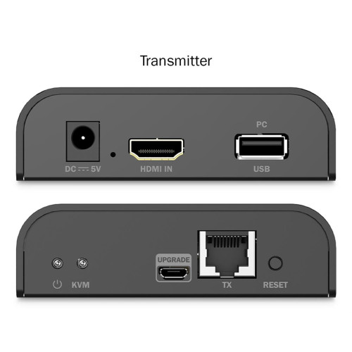 Przedłużacz (extender) po skrętce kat.6 HDMI 4K/60Hz z KVM USB 2.0 przez IP 1G lub do 120m/200m, max. 253 odbiorniki,