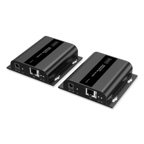 Przedłużacz (extender) po skrętce kat.6 HDMI 4K/60Hz przez IP 1G lub do 120m/200m z PoE, max. 253 odbiorniki, sterowa